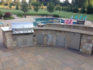 outdoor kitchen