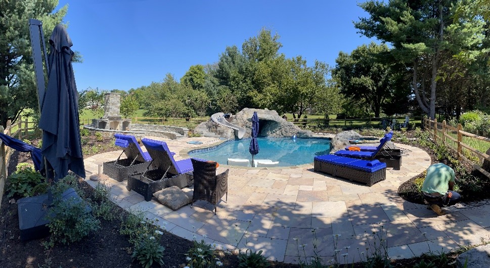 Custom Concrete Pool in Clarksville