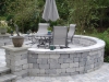 Brick Paver Circular Wall Patio