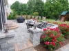 Brick Pavers & Inlays Patio with Garden Surround