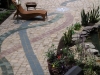 Brick Pavers & Inlays Patio wiht Pond Water Feature