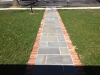brick and stone walkway