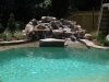 Inground Pool Deck Installation & Designs and Waterfall