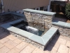 Wall Waterfall on Stone Patio