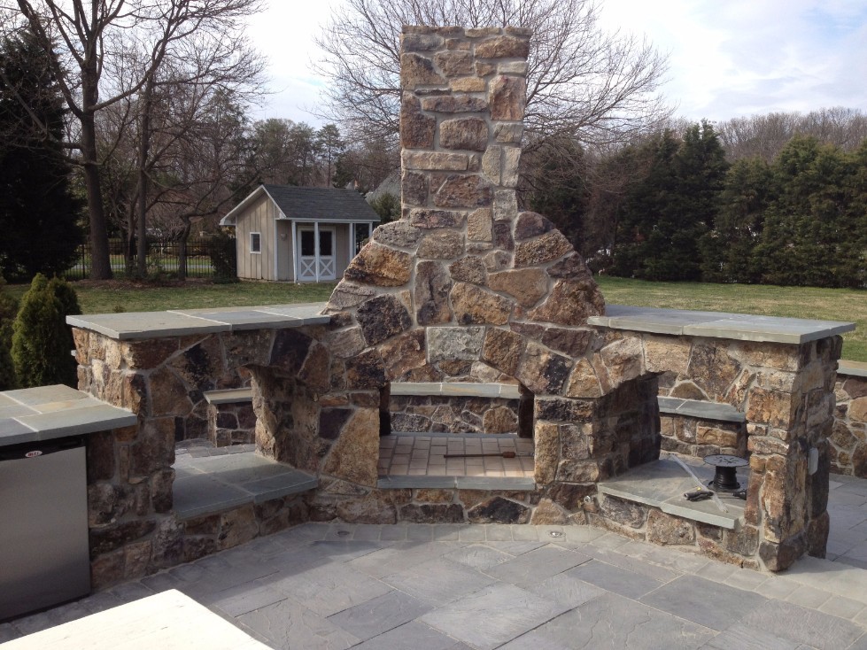 Outdoor Fireplace