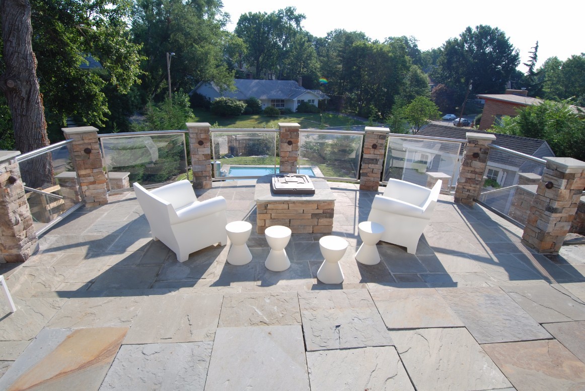 Outdoor Fire Pit Installation in Annapolis, MD