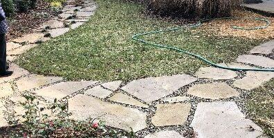 Custom Rear Property Hardscape Project in Annapolis