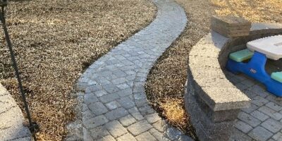 Installed a Paver Walkway and Patio in Edgewater